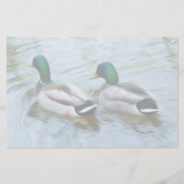 Papelaria Mallard Ducks (Frente)