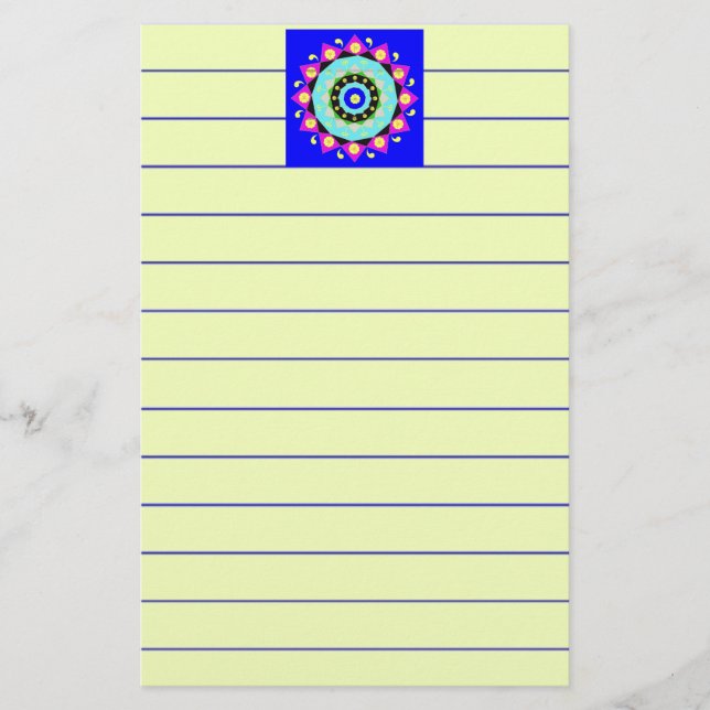 Papelaria Mandala:Decorativo (Frente)