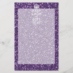 Papelaria Mantenha o malva calmo e roxo