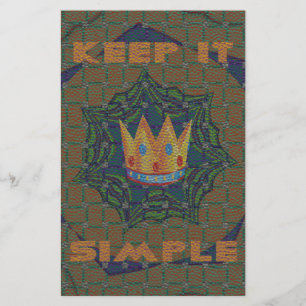 Papelaria Mantenha Simples: O Design de Padrão de Clareza Re