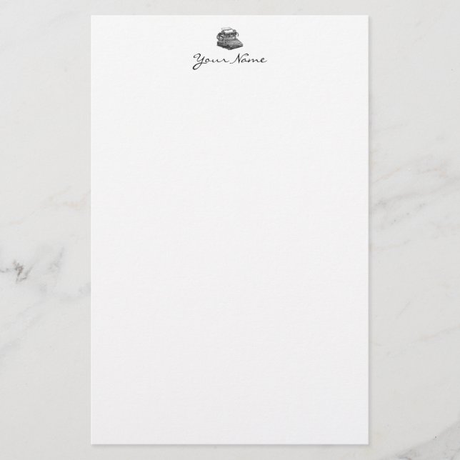 Papelaria Máquina de escrever do no. 2 de Smith primeiro (Frente)