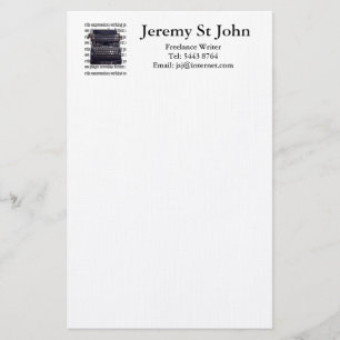 Papelaria Máquina de escrever Vintage