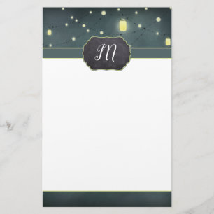 Papelaria Mason Jars Summer Night Monogramed