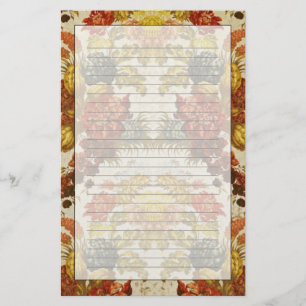 Papelaria Matéria têxtil com um teste padrão floral de
