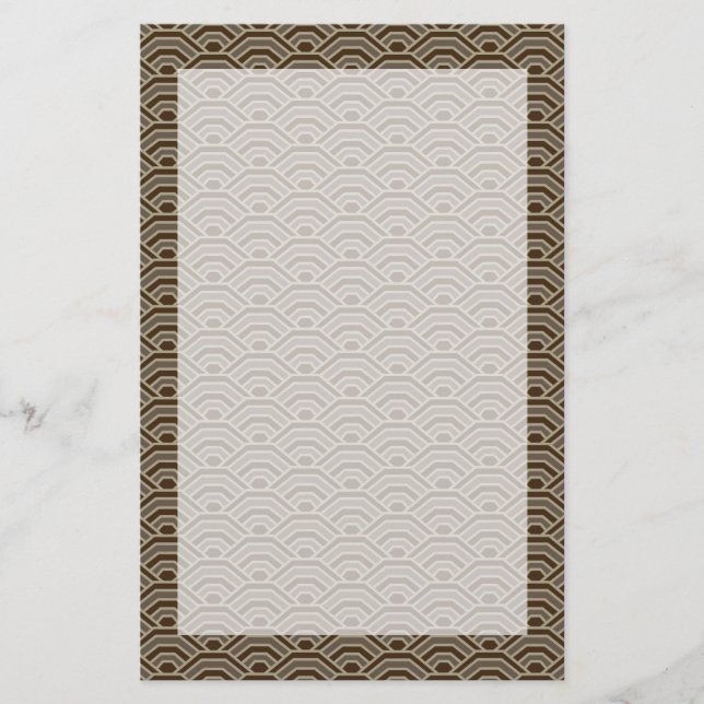 Papelaria Material de carta de marcas da Terra (Frente)