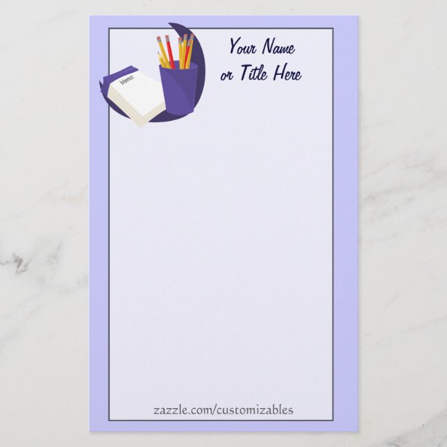 Papelaria Material de escritório (Frente)