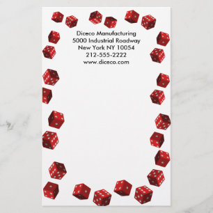 Papelaria Material de Relatação de Jogadores de Dice