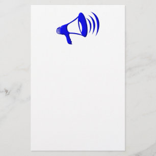 Papelaria Megafone - adicione suas próprias palavras