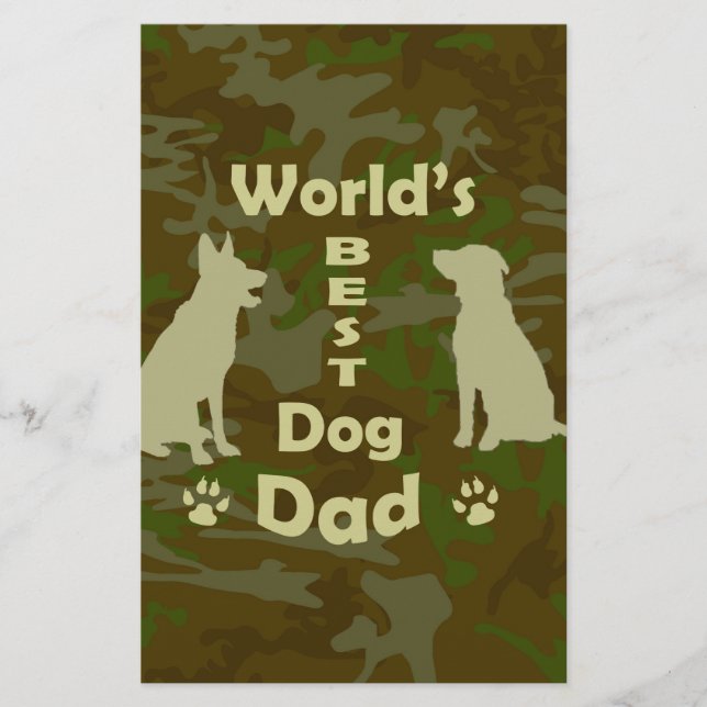Papelaria Melhor Pai de Cachorro do Mundo (Frente)