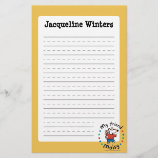 Papelaria Meu design colorido do círculo de Maisy do amigo