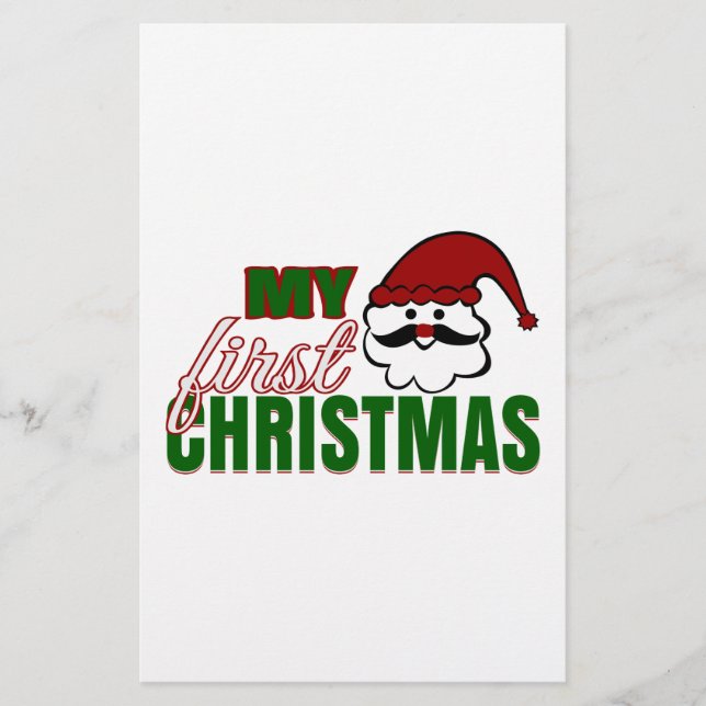 Papelaria Meu Primeiro Natal (Frente)