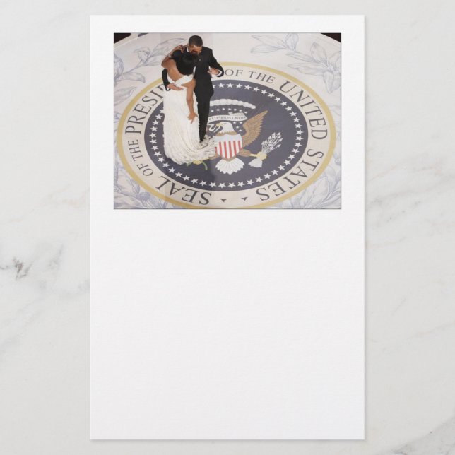 Papelaria Michelle e Barack Obama (Frente)