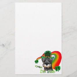 Papelaria Miniatura Schnauzer St Patricks
