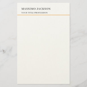 Papelaria Minimalista Clássico Simples Profissional