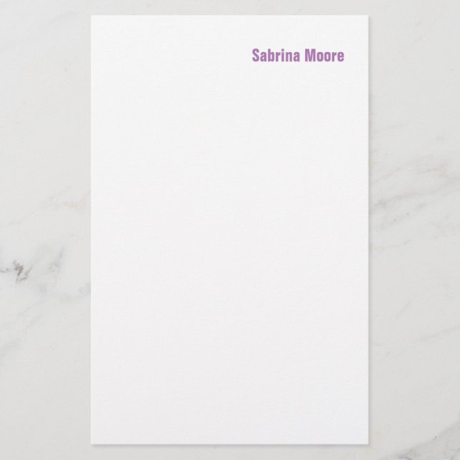 Papelaria Minimalista Moderno Simples Profissional (Frente)