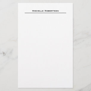 Papelaria Minimalista Profissional Simples Moderno