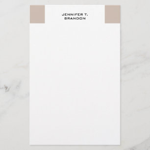Papelaria Minimalista Simples Moderno Profissional