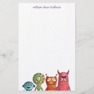 Papelaria Miúdos pequenos dos monstro