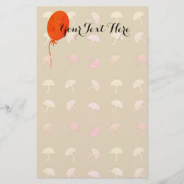 Papelaria Miúdos vermelhos bonitos do bebê do partido da