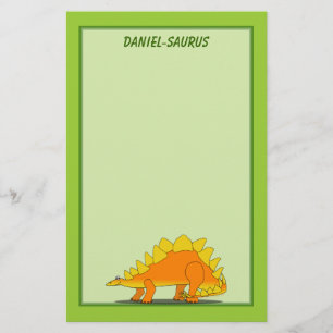 Papelaria Modelo bonito dos desenhos animados do dinossauro