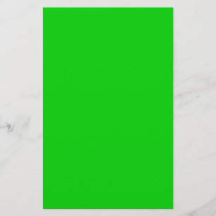 Papelaria Modelo de fundo verde chocante - personalize você