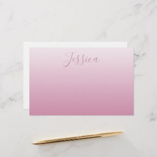 Papelaria Modelo Elegante e rosa editável (qualquer cor)