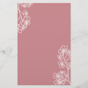 Papelaria Modern Floral Wedding