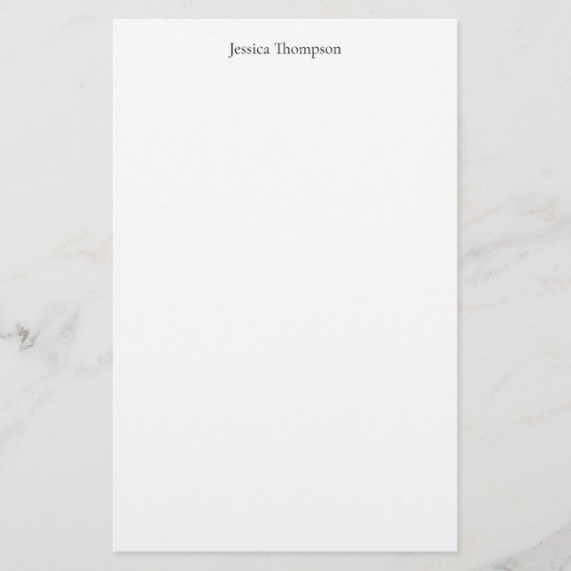 Papelaria Moderno Elegante Simples Profissional (Frente)