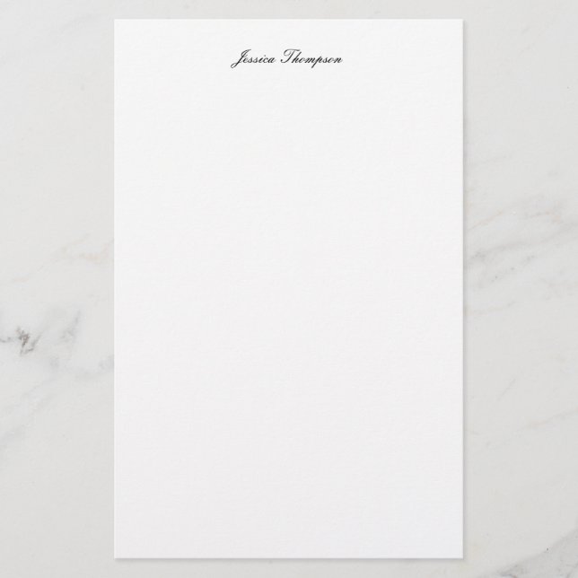 Papelaria Moderno Elegante Simples Profissional (Frente)