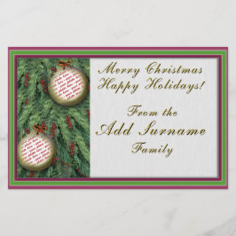 Papelaria Moldura de Foto de Férias com Escrita