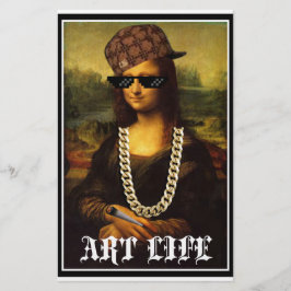 Papelaria Mona Lisa Thug Life Art Life