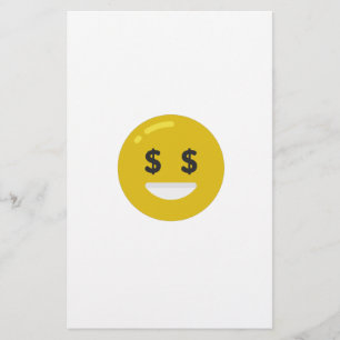 Papelaria money eye emoji