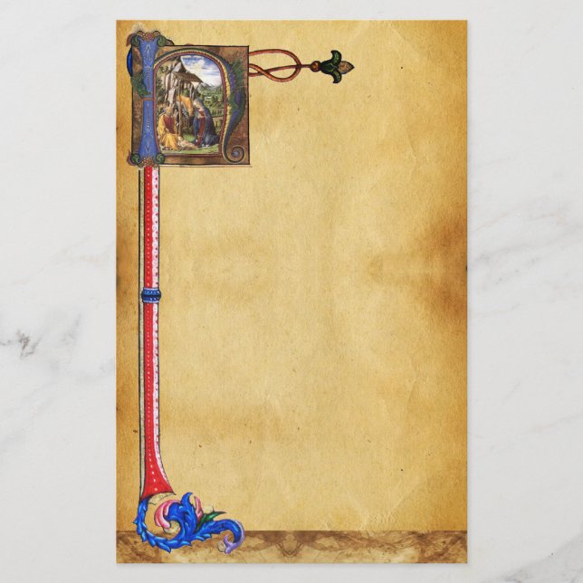 Papelaria Monograma do PARCHE NATIVITY (Frente)