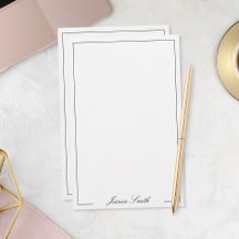 Monograma Elegante em Preto e Branco com Letra Man