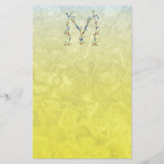 PAPELARIA MONOGRAMA FLORAL M