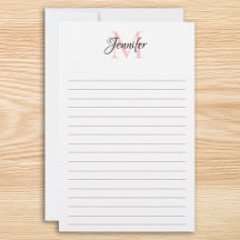 Monograma Minimalista Personalizado Chic