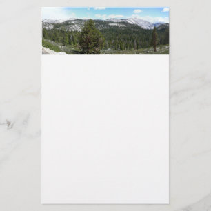 Papelaria Montanhas Sierra Nevada II vistas de Yosemite