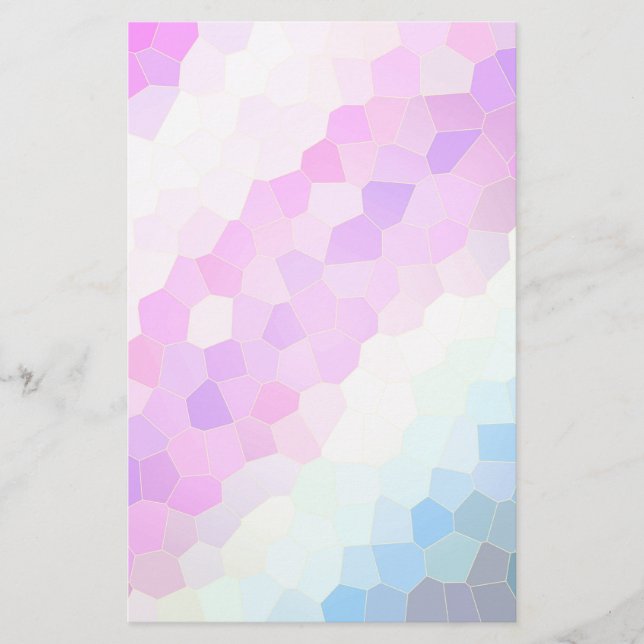 Papelaria Mosaico Pastel (Frente)