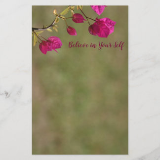 Papelaria Motivação Bougainvillea rosa