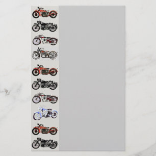 PAPELARIA MOTOCICLOS DE VINTAGEM