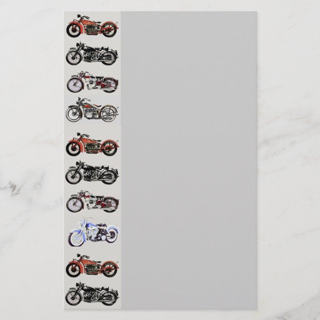 PAPELARIA MOTOCICLOS DE VINTAGEM (Frente)