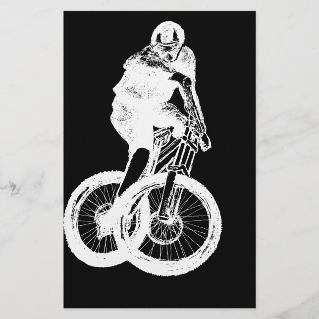 Papelaria Mountain Biker MTB BMX CYCLIST (Frente)