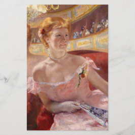 Papelaria Mulher Americana com Colar Pérola e Vestido Rosa