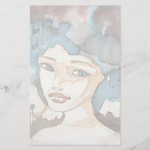 Papelaria Mulher azul