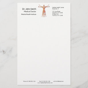 Papelaria Músculos do Esqueleto do Corpo Humano Médico - P