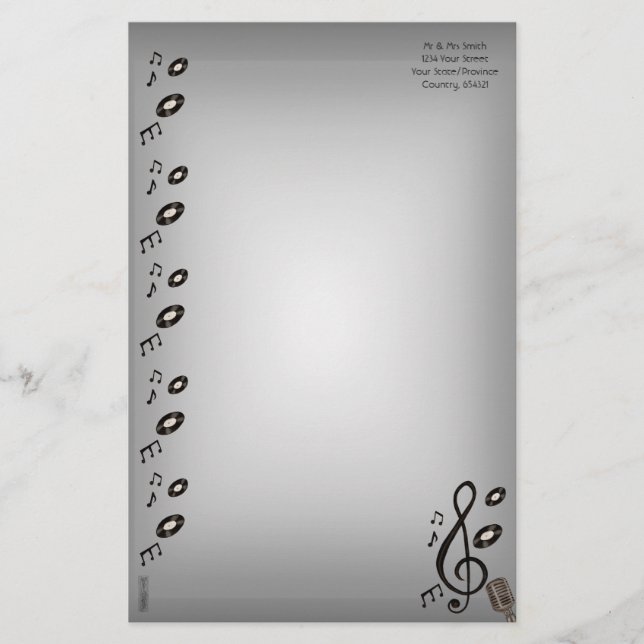 Papelaria Music Lover (Frente)