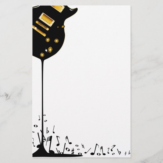 Papelaria Música de fluxo (Frente)