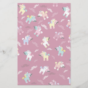 Papelaria Mustachio Unicornio