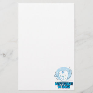 Papelaria não se esqueça de usar fio dental