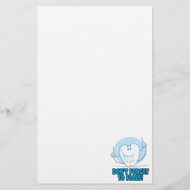 Papelaria não se esqueça de usar fio dental (Frente)